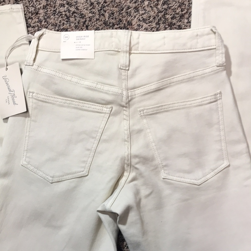 Universal Thread High Rise Bootcut Skinny Bundle Size 00 Cream & Black | NWT - Picture 5 of 11